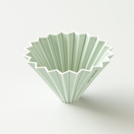 Origami dripper M - Keramický - Matný Zelený