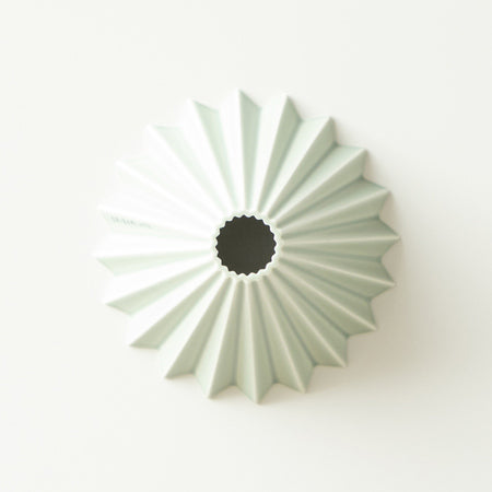 Origami dripper M - Keramický - Matný Zelený