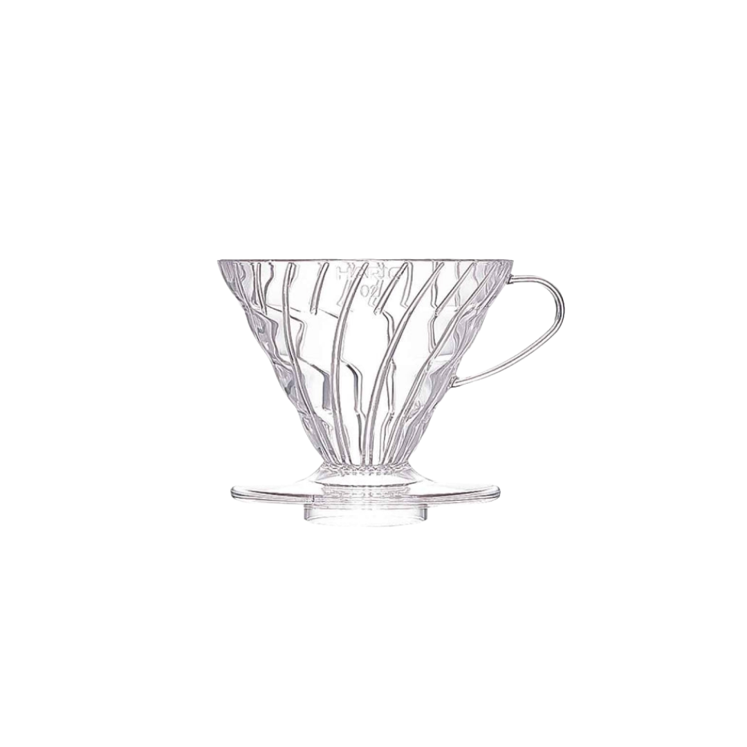 Dripper Hario V60-02 - Plastový - Transparentný
