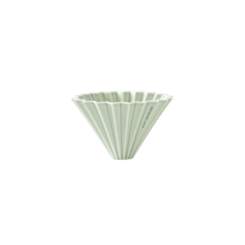Origami dripper M - Keramický - Matný Zelený