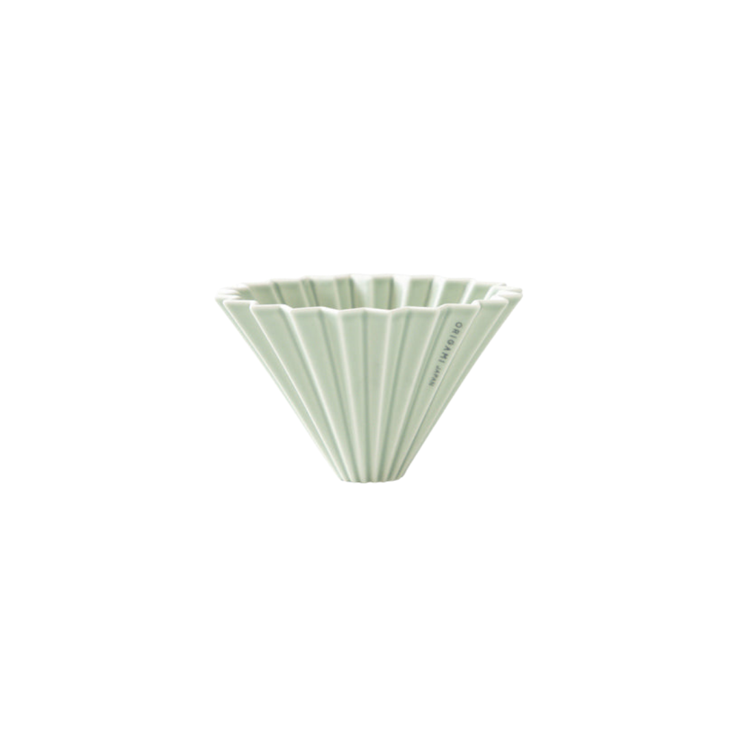 Origami dripper M - Keramický - Matný Zelený