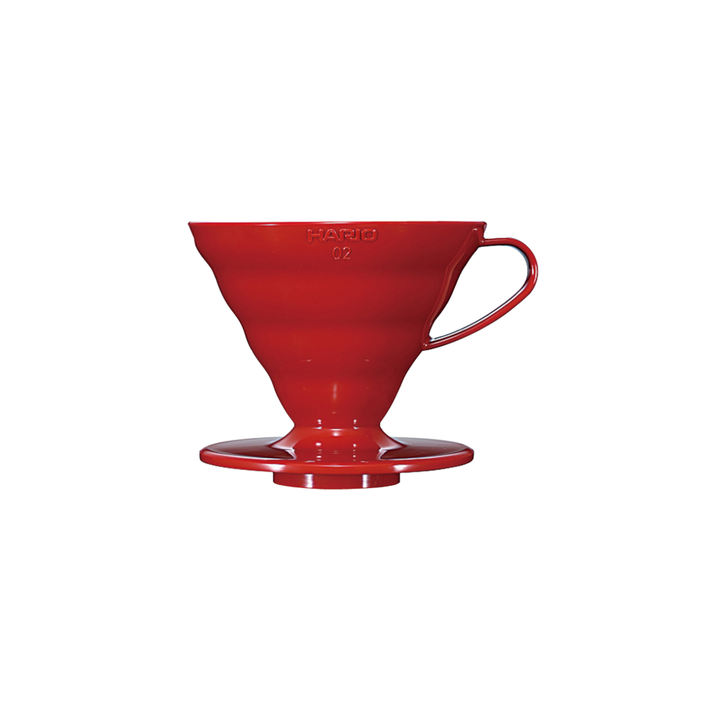 Hario V60-02 Dripper - Keramický - Červený