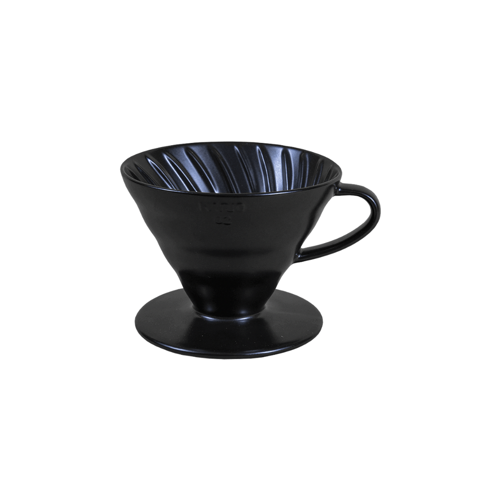 Hario V60-02 dripper - Keramický - Čierny + 40 filtrov