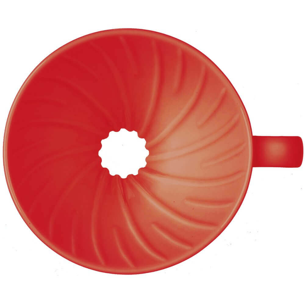 Hario V60-02 Dripper - Keramický - Červený