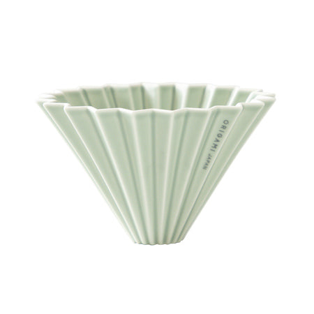 Origami dripper M - Keramický - Matný Zelený